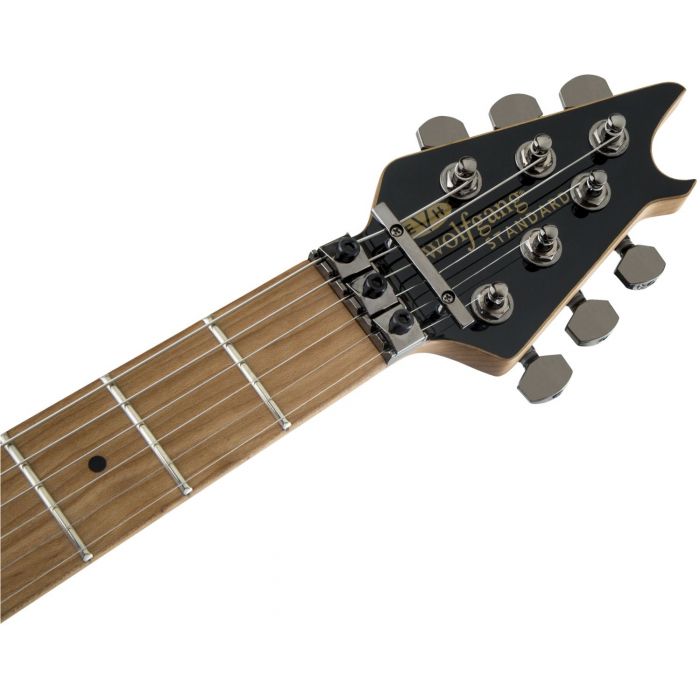 EVH Wolfgang WG Standard Exotic Midnight Sunset Headstock and Fretboard
