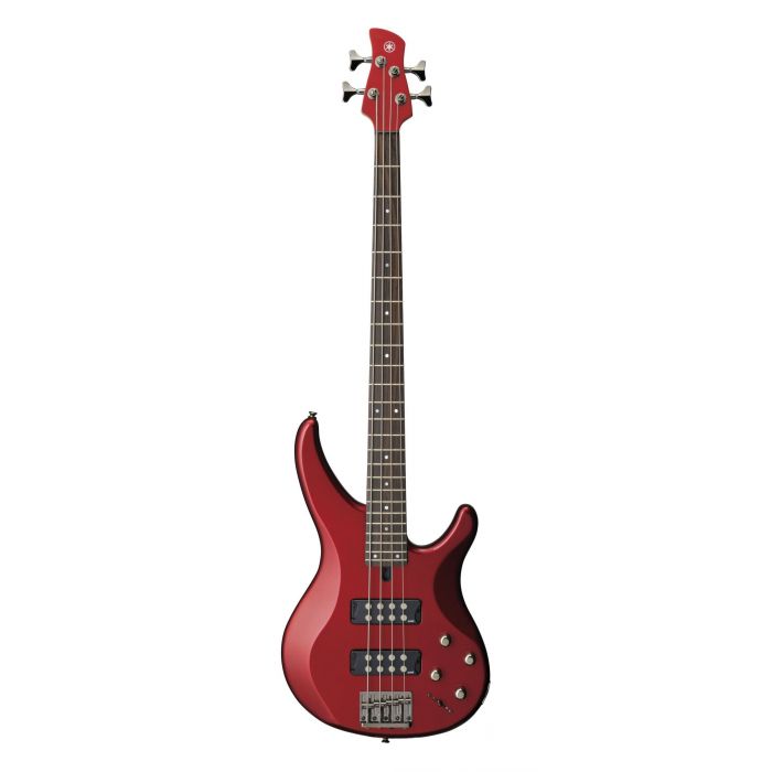 Overview of the Yamaha TRBX304 Bass Guitar in Candy Apple Red