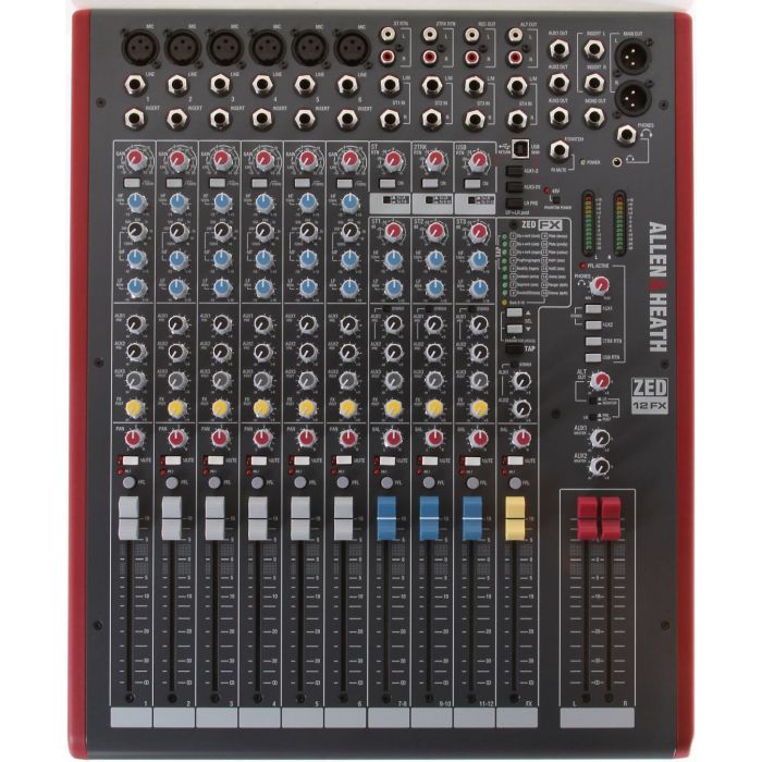Allen and Heath ZED12FX 12 Channel USB Mixing Desk
