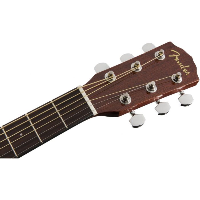 Fender CC-60SCE Concert Electro-Acoustic Guitar WN Natural Headstock