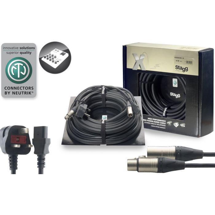 Code Professional Audio Combined Power and Audio Cable