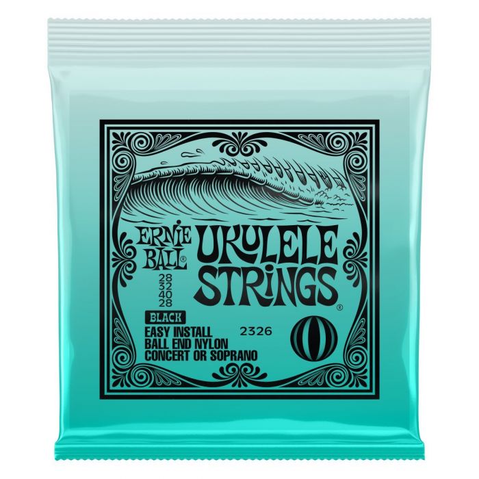 Ernie Ball 2326 Black Ukulele Strings Set 