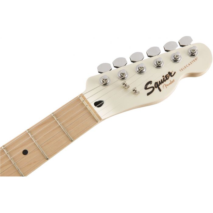 Squier Contemporary Telecaster HH Pearl White Headstock and Fretboard