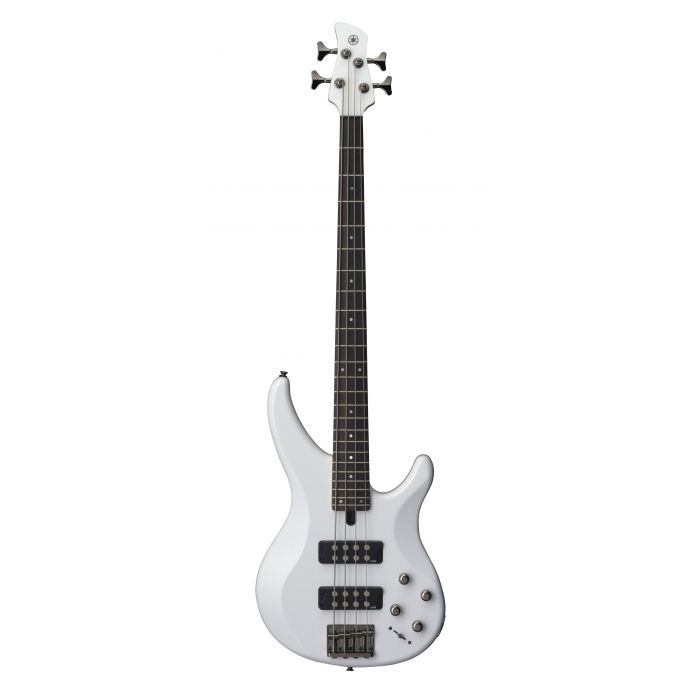 Overview of the Yamaha TRBX304 Bass Guitar in White