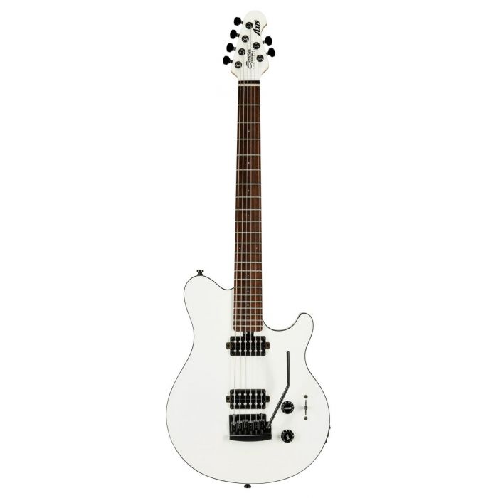 MusicMan S.U.B by Sterling Axis White with Black Binding