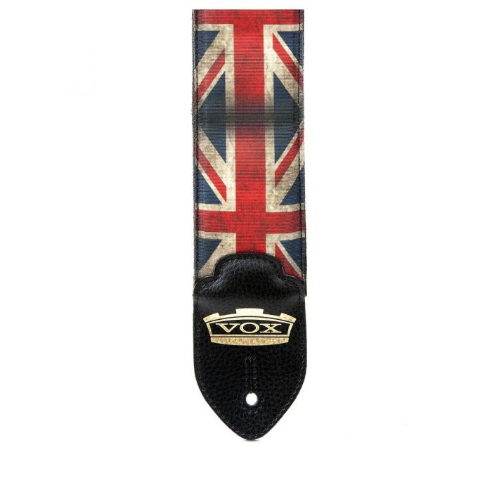 Vox Union Jack Funky Leather Guitar Strap 3
