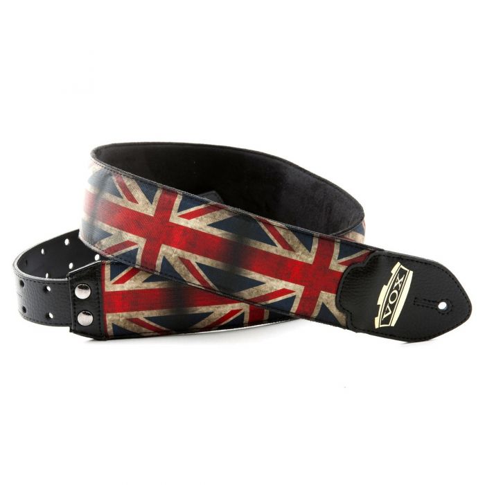 Vox Union Jack Funky Leather Guitar Strap