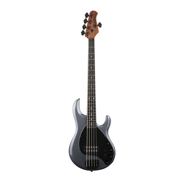 Music Man Stingray Special 5 String bass guitar in a Charcoal Sparkle Finish