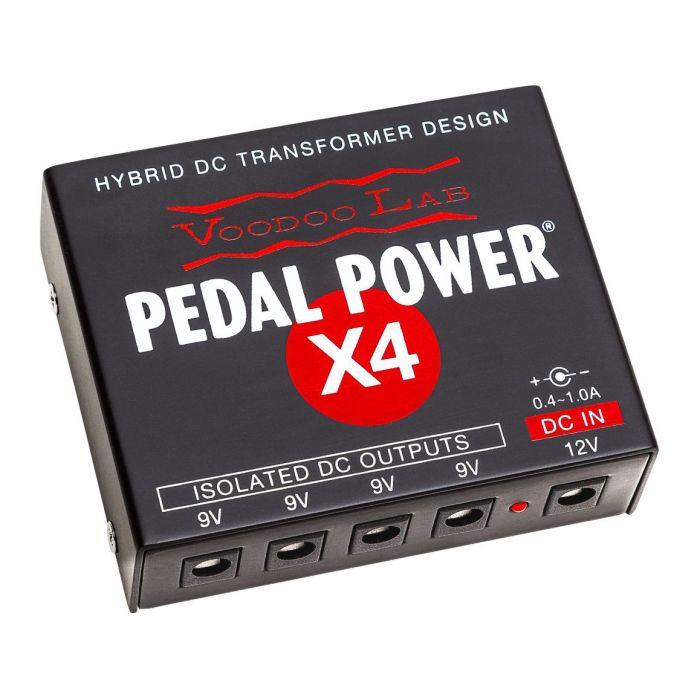 Voodoo Lab Pedal Power X4 Power Supply Front Angle