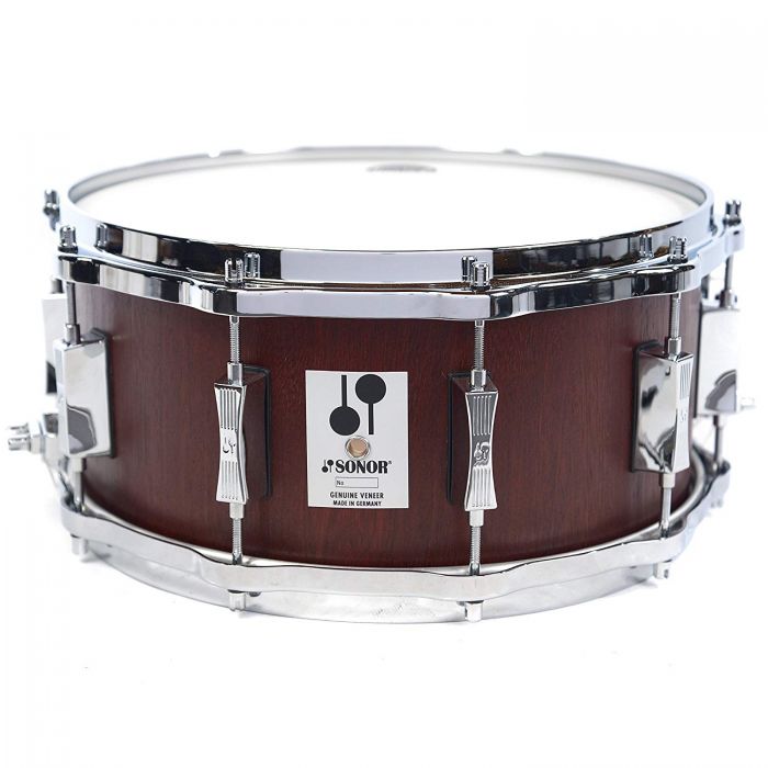 Sonor Phonic Re-Issue Beech 14" x 6.5" Snare Drum with Mahogany Finish