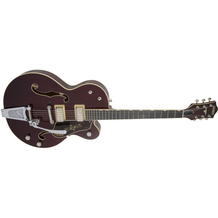 Top Angle of Gretsch G6120T Limited Edition ’59 Nashville Dark Cherry Stain