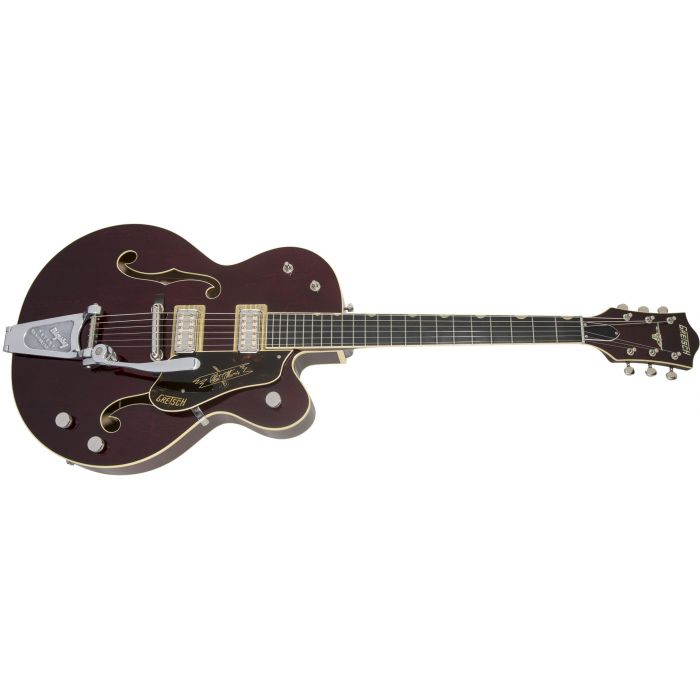 Lower Angle of Gretsch G6120T Limited Edition ’59 Nashville Dark Cherry Stain
