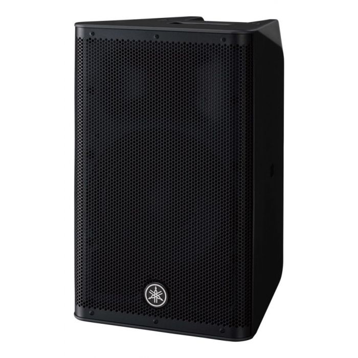 Front right angled view of a DXR10 MKII Active PA Speaker from Yamaha