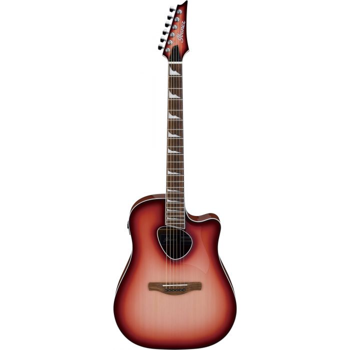 Ibanez Altstar ALT30 Electro-Acoustic Guitar Red Sunburst
