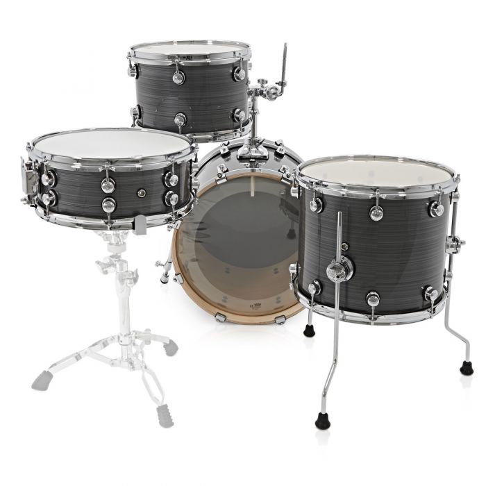 Natal Arcadia Birch T6 Configuration  in Grey Strata Drummer's View