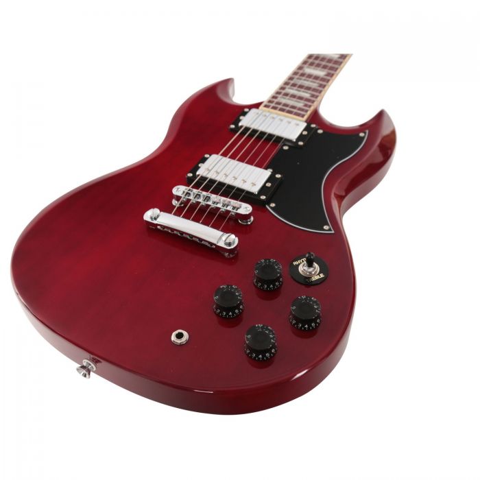 Eastcoast SG Style Electric Guitar Cherry Finish 2