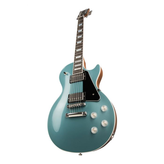 Gibson Les Paul Modern Faded Pelham Blue Top Glamour Shot
