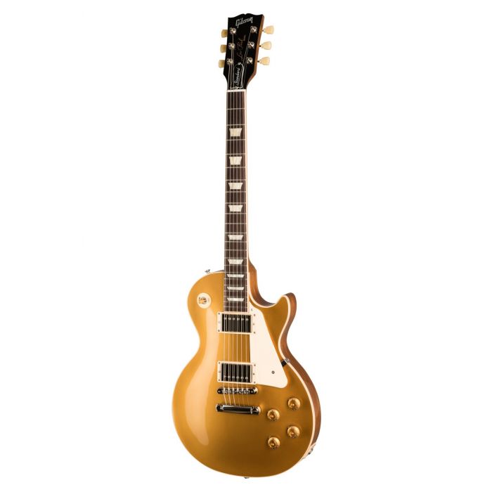 Full frontal image of a Gibson Les Paul Standard 50s Gold Top guitar
