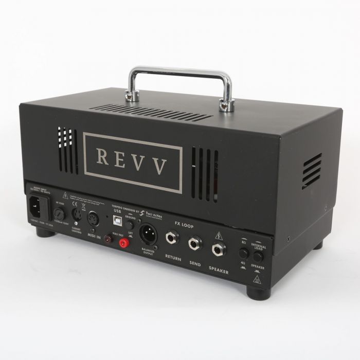 Revv D20 Lunchbox Tube Amp Angle from Further Away