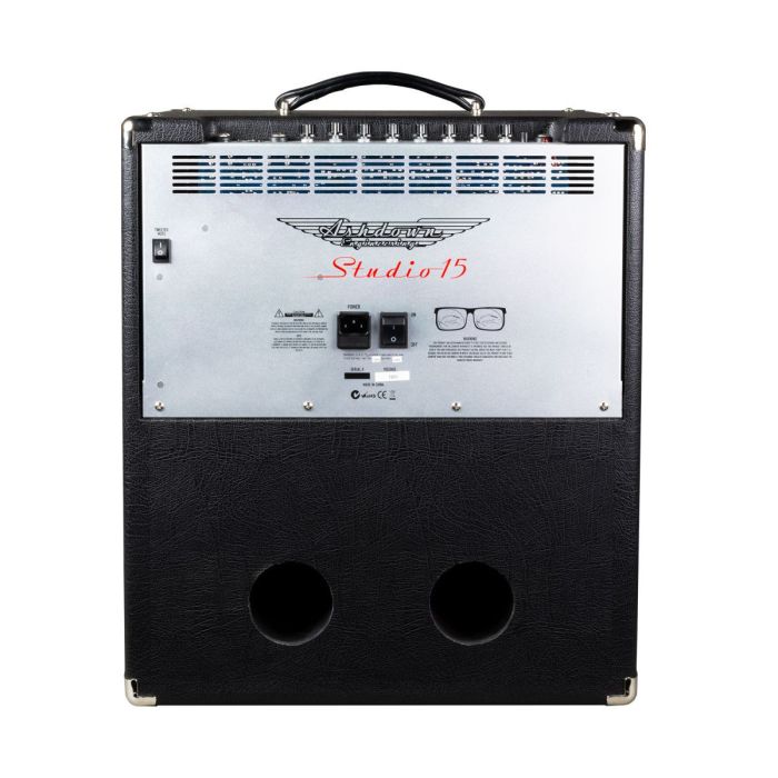 Rear-side view of a 300 Watt Ashdown Studio-15 Bass Combo Amplifier