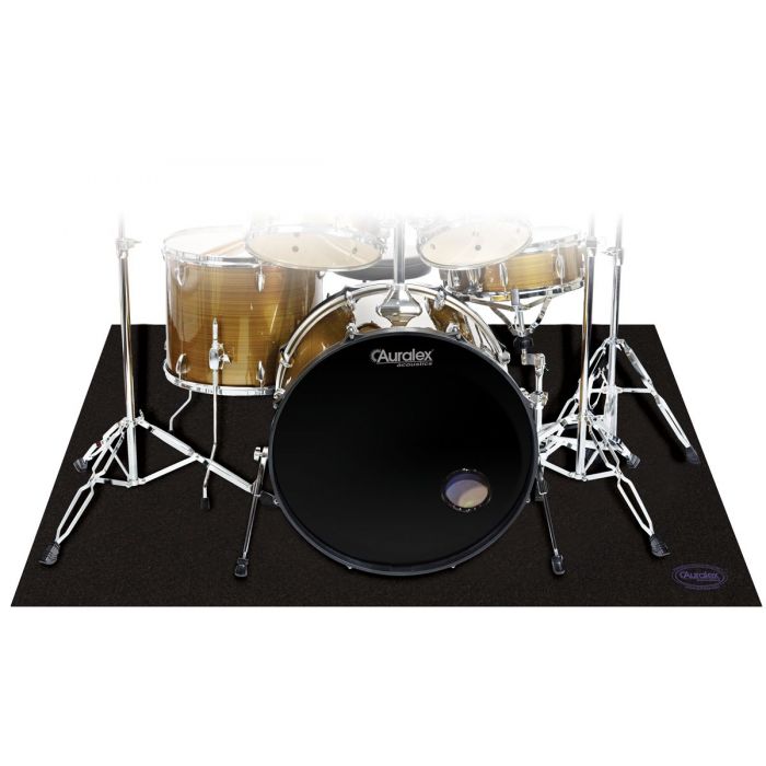 Drum Kit Mat Pictured with Kit On Top