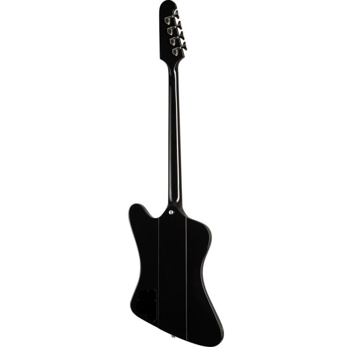 Full rear view of a Gibson Thunderbird electric bass in Ebony black