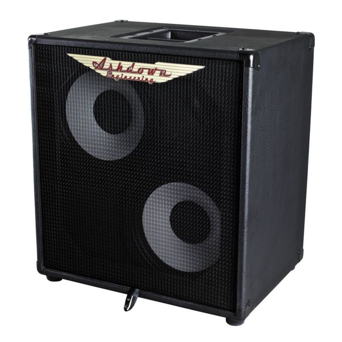 Front left angled view of a Ashdown RM-210T-EVO II Super Lightweight Bass Cab