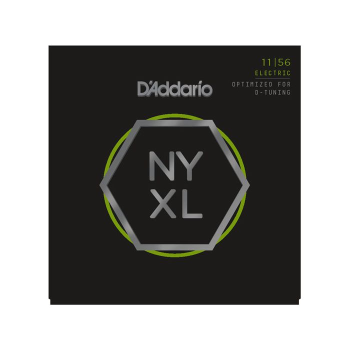 Front of packet image of D'Addario NYXL1156 Medium Top Extra-Heavy Bottom Strings 11-56