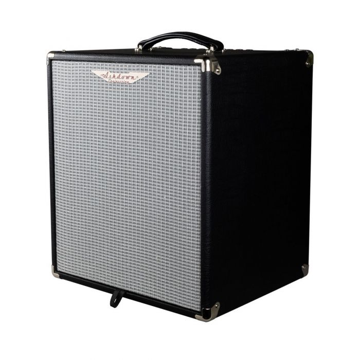 Front right angled view of a Ashdown STUDIO-12 Super lightweight 110w Bass Combo Amp