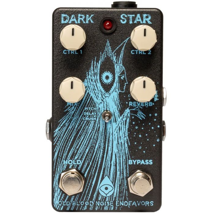 Full frontal view of a Old Blood Noise Endeavors Dark Star Pedal