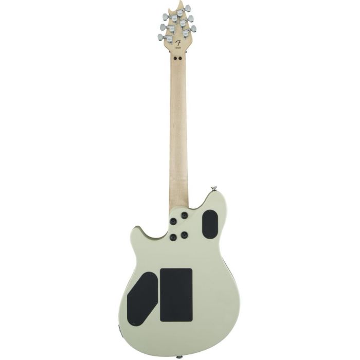 Full rear view of a EVH Wolfgang Special EB Ivory Electric Guitar
