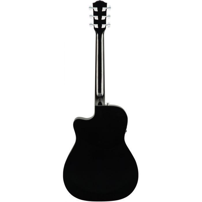 Fender CC-60SCE Concert Electro-Acoustic Guitar Black Back