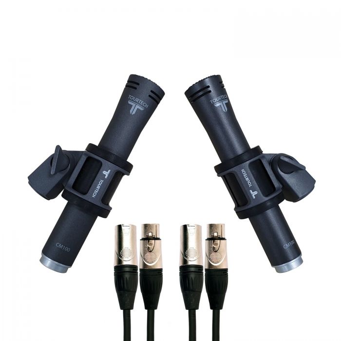 TourTech CM100 Condenser Microphones Pair