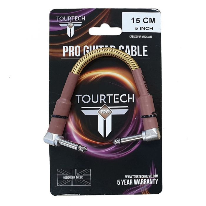Tourtech guitar patch cable in packaging