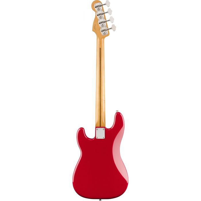 Rear View of Fender Vintera 50s Precision Bass MN Dakota Red