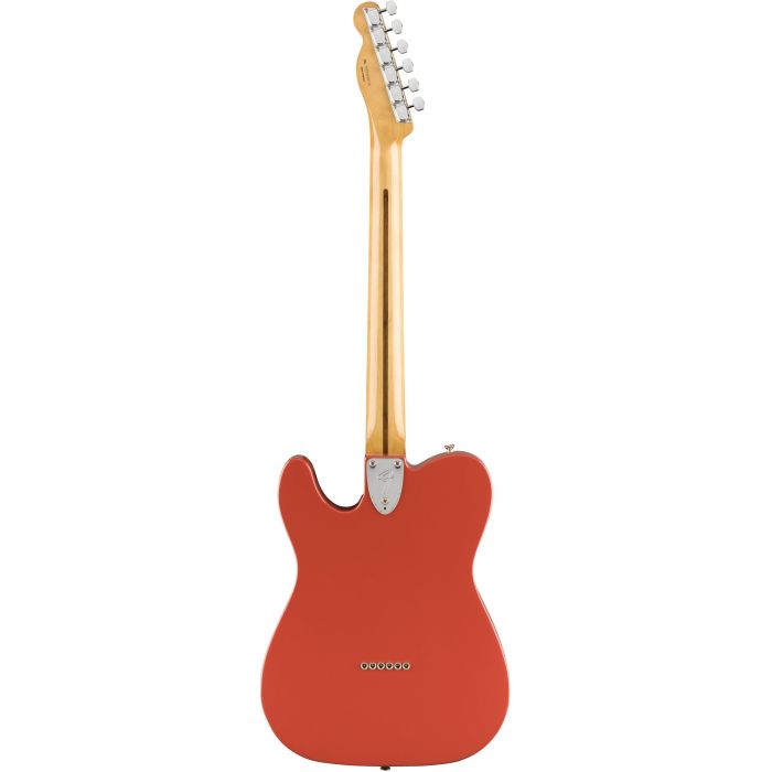 Rear View of Fender Vintera 70s Telecaster Custom Fiesta Red