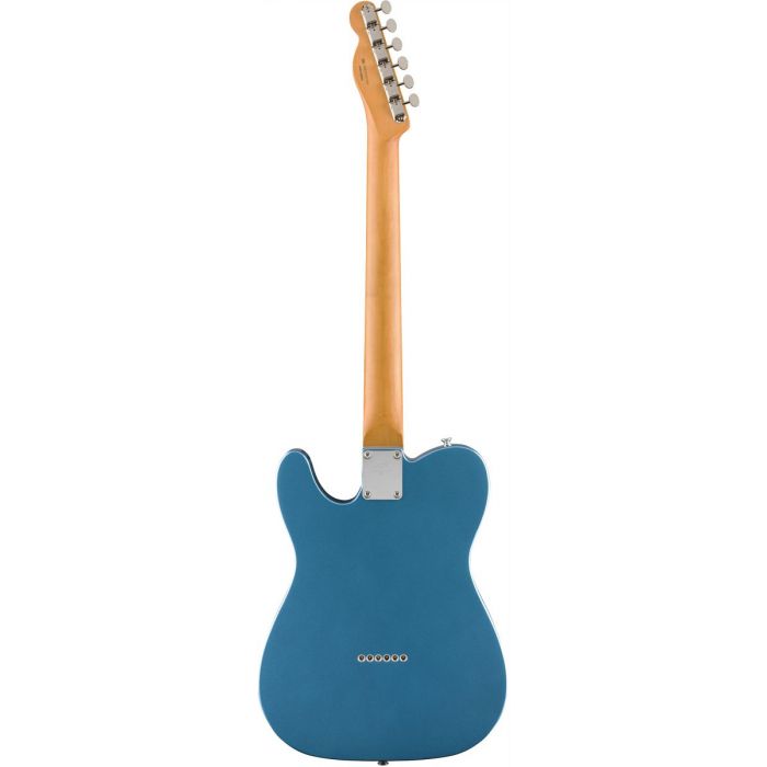 Full rear view of a Fender Vintera 60s Telecaster Modified PF Lake Placid Blue
