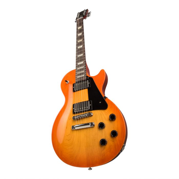 Orange Gibson Les Paul Studio Electric Guitar