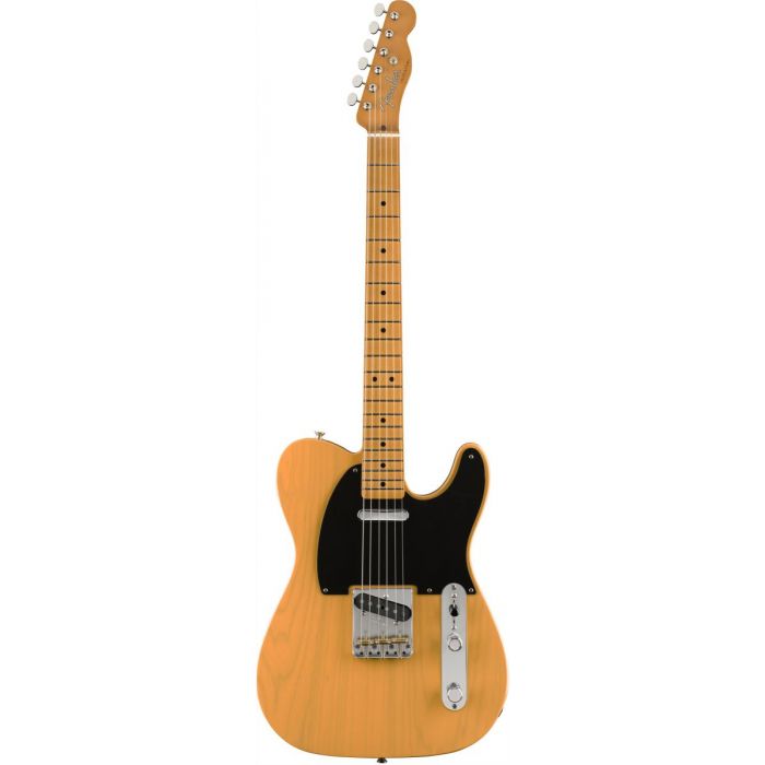 Full frontal view of a Fender Vintera 50s Telecaster Modified MN Butterscotch Blonde