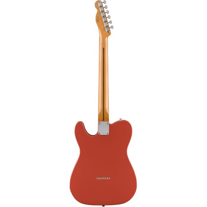 Full rear view of a Fender Vintera 50s Telecaster MN Fiesta Red