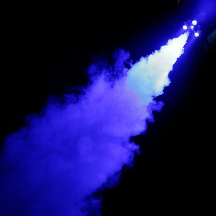 Blue Lighting on Fog Blast from Cameo Steam Wizard 1000