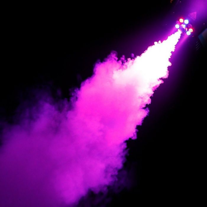 Purple Lighting on Fog Blast from Cameo Steam Wizard 1000