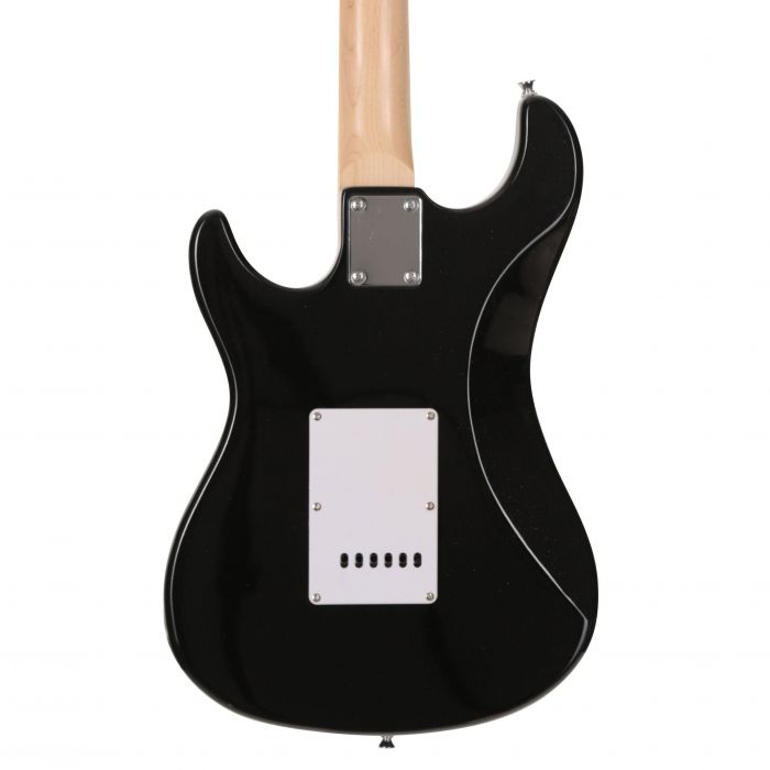 Rear View of Eastcoast GS100H HSS Electric Guitar Black Metallic