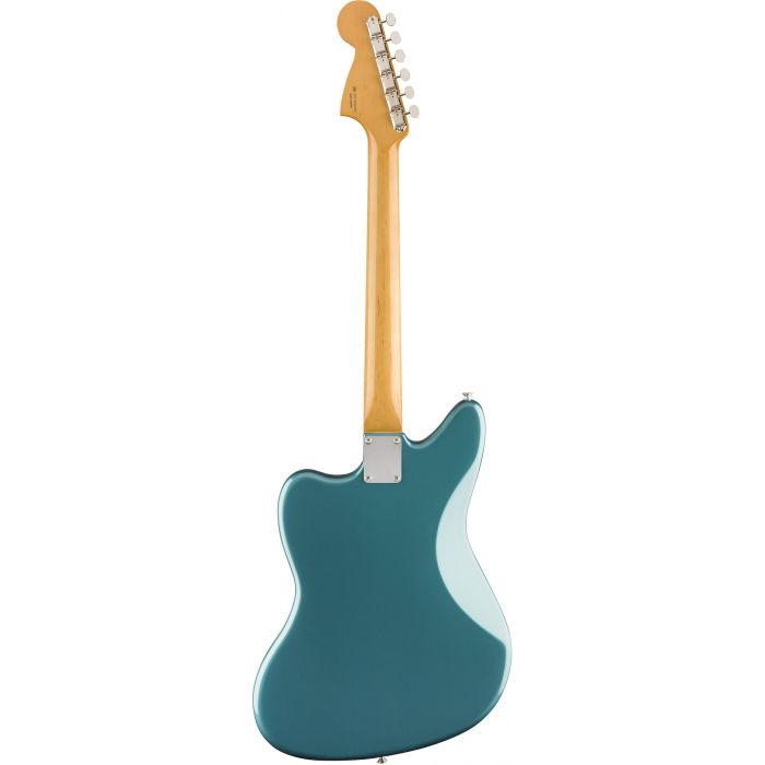 Rear View of Fender Vintera 60s Jaguar PF Ocean Turquoise