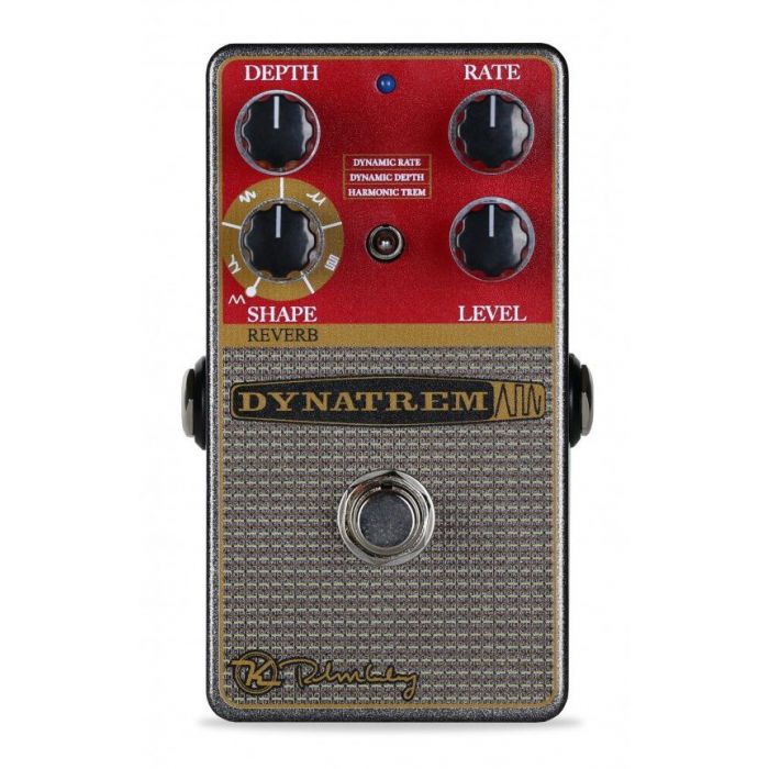 Full front view of a Keeley Dynatrem Dynamic Tremolo Pedal