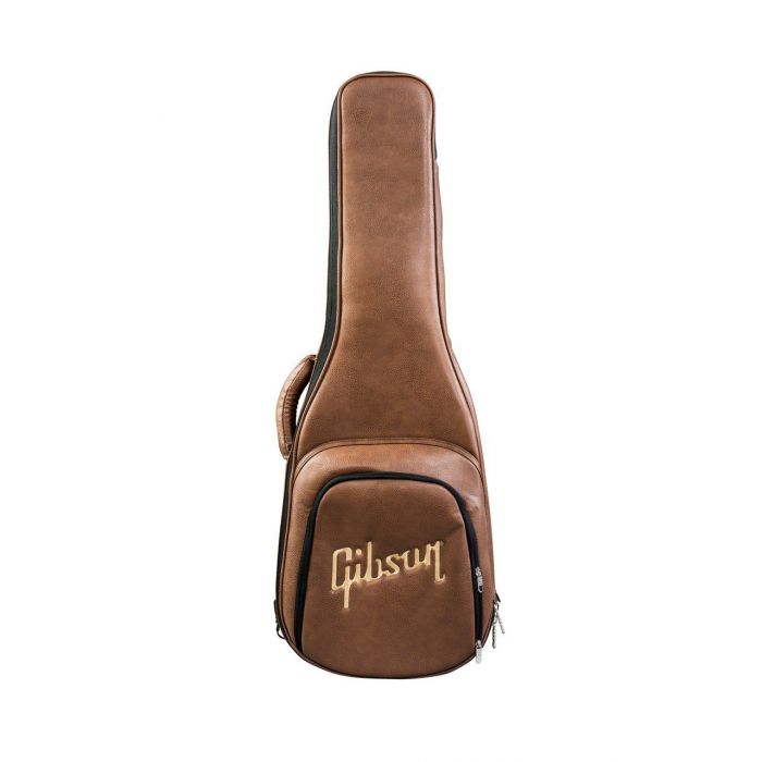 Full frontal view of a Gibson Premium Soft Case Brown
