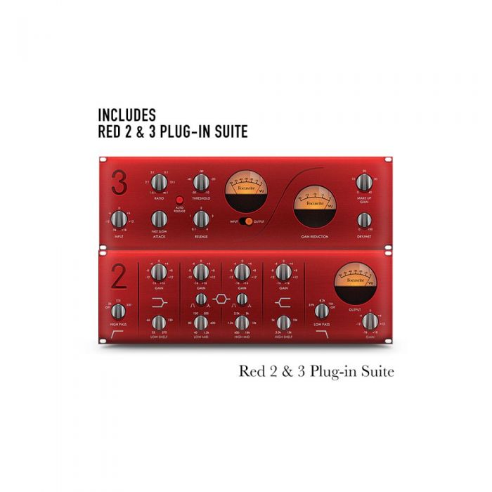 Focusrite Red 2 and Red 3 Plug-In Suite
