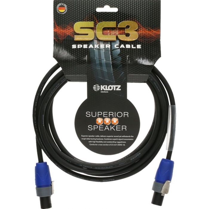 Klotz SC-3 1m Speakon to Speakon Cable