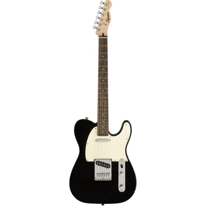 Full frontal view of a Squier Bullet Telecaster IL Black Guitar