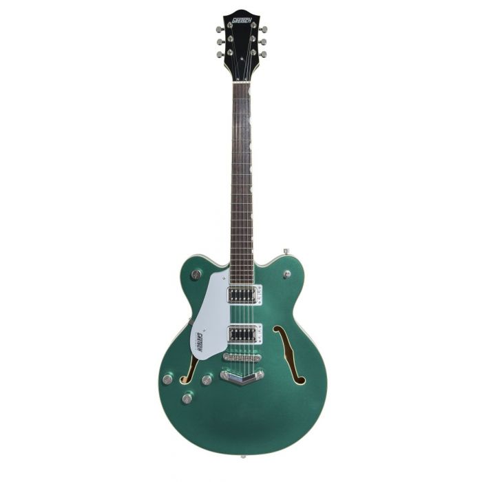 Full frontal view of a Gretsch G5622LH Electromatic Center-Block LH Georgia Green